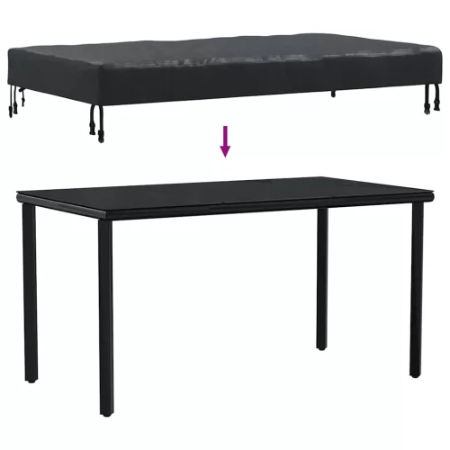  Kültéri bútorhuzat 142 x 82 x 15 cm 600D Oxford Szövet