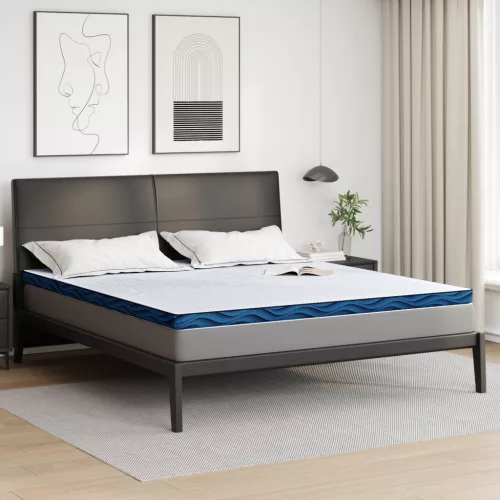  Matracpárnák Fehér és kék 200 x 200 cm