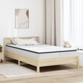    Matracok 2 pcs Fehér és Szürke 60 x 200 cm Kötött szövet