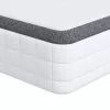  Matracok 2 pcs Fehér és Szürke 80 x 200 cm Kötött szövet