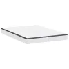  Matracok 2 pcs Fehér és Szürke 80 x 200 cm Kötött szövet