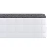  Matracok 2 pcs Fehér és Szürke 80 x 200 cm Kötött szövet