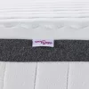  Matracok 2 pcs Fehér és Szürke 80 x 200 cm Kötött szövet
