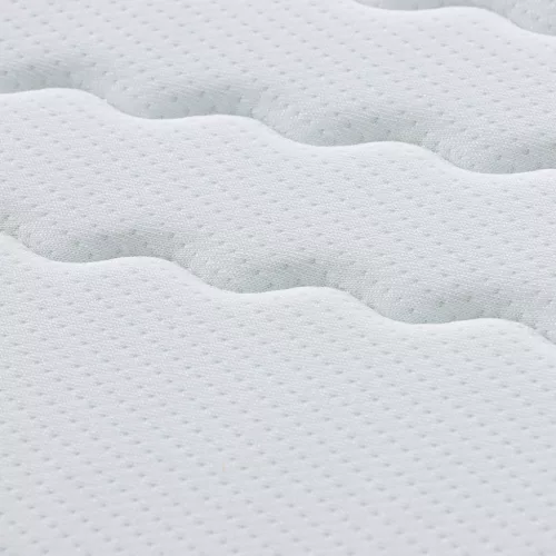 Matracok 2 pcs Fehér és Szürke 80 x 200 cm Kötött szövet
