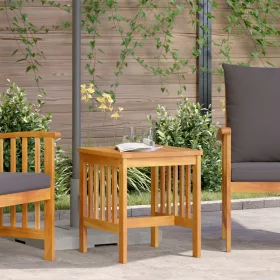  Kerti Oldalasztal Barna 45x45x50 cm Tömör Akácfából