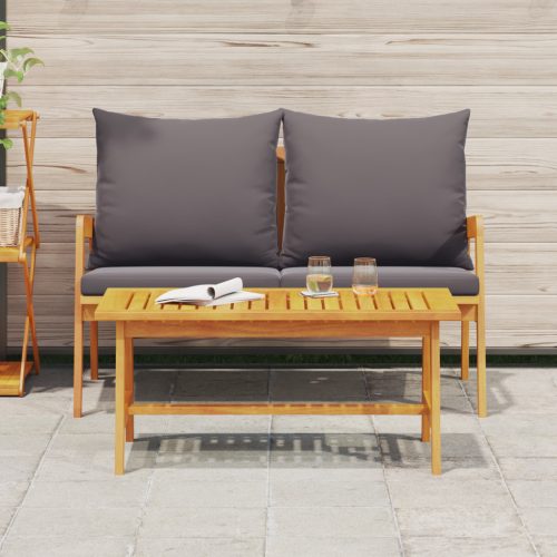  2-darabos bistró szett párnákkal - Tömör akácfából