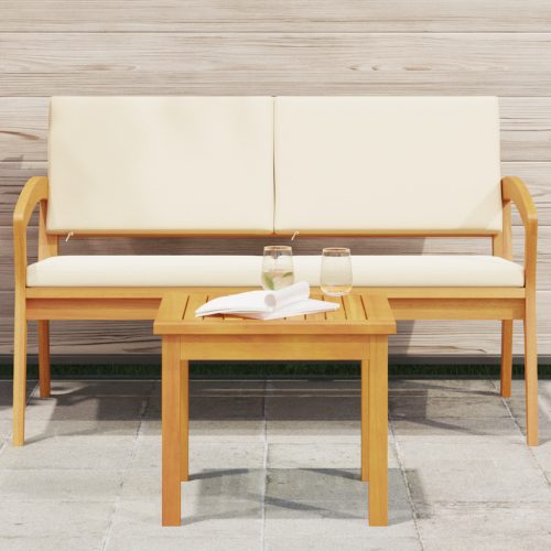  Oldalasztal 45x45x38 cm Tömör akácfából