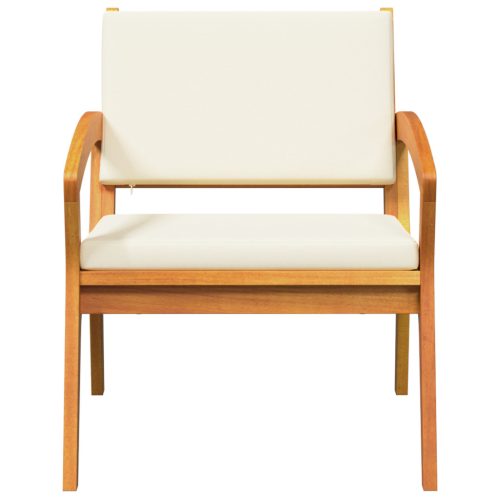  Kerti Székek 2 db 59,5x70,5x72,5 cm Tömör Akác Fából