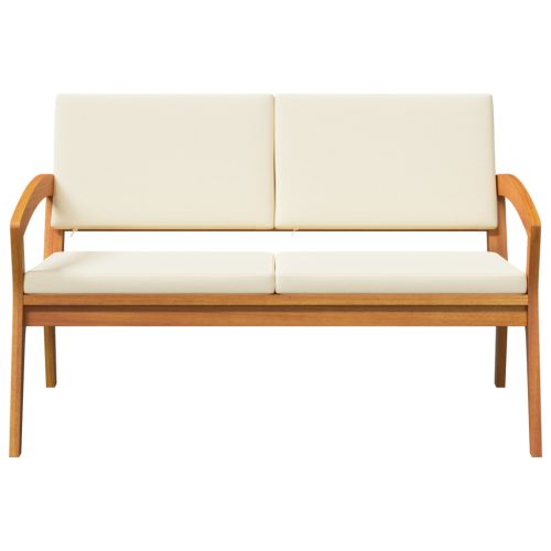  Kerti pad párnákkal 115x70x72 cm Tömör akácfából