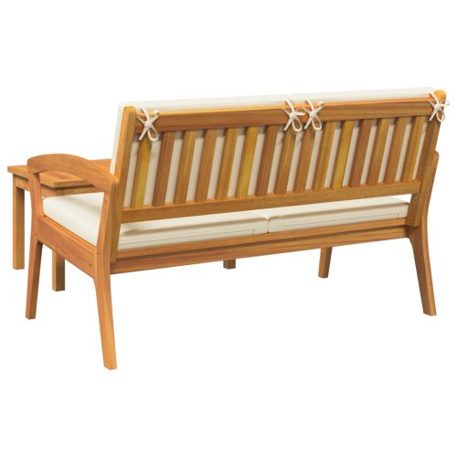  2 darabos Bistro szett párnákkal masszív akácfából