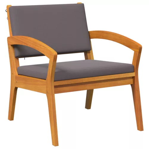  Kerti székek 2 db 59,5x70,5x72,5 cm Tömör akácfából