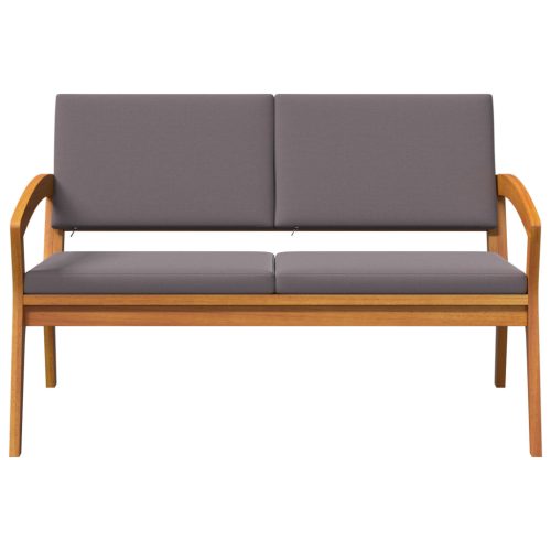  Kerti pad párnákkal 115x70x72 cm Tömör akácfából