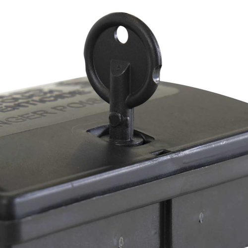  5 db fekete egérfogó 13x10x4 cm