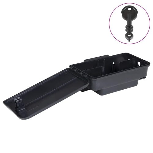  12 db fekete egérfogó 22x12,5x7,5 cm