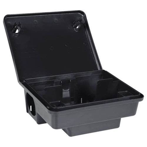  4 db fekete egérfogó 23x19x9,5 cm