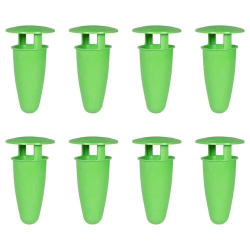  8 db zöld csiga- és csigafogók