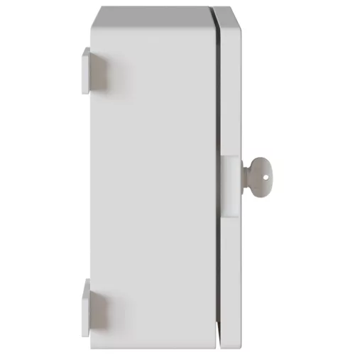  Vezérlőszekrény IP65 Vízálló Szürke 25x13x30 cm ABS Műanyag