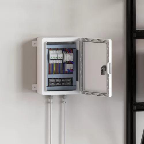  Vezérlőszekrény IP65 Vízálló Szürke 25x13x33 cm ABS Műanyag