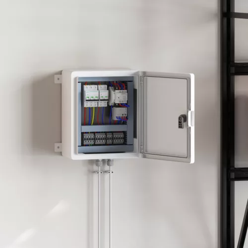  Vezérlőszekrény IP65 Vízálló Szürke 30x16,5x35 cm ABS Műanyag