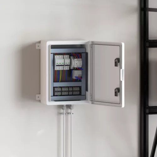  Vezérlőszekrény IP65 Vízálló Szürke 30x19,5x40 cm ABS Műanyag