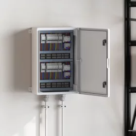    Vezérlőszekrény IP65 Vízálló Szürke 40x20x60 cm ABS Műanyag