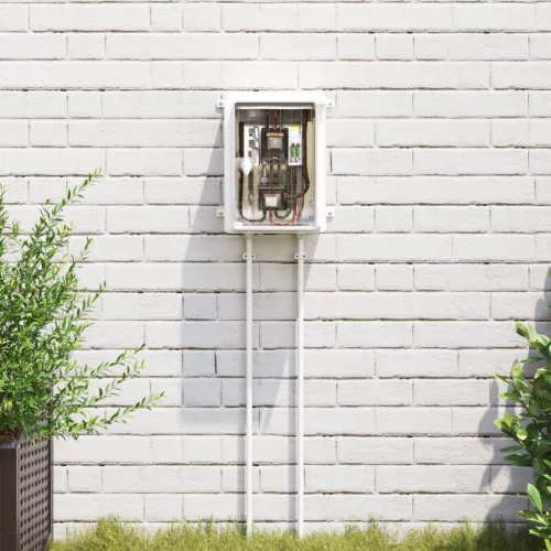  Vezérlőszekrény IP65 Vízálló Szürke 21x13x28 cm ABS Műanyag