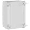  Vezérlőszekrény IP65 Vízálló Szürke 21x13x28 cm ABS Műanyag