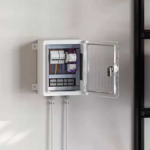  Vezérlőszekrény IP65 Vízálló Szürke 25x13x30 cm ABS Műanyag