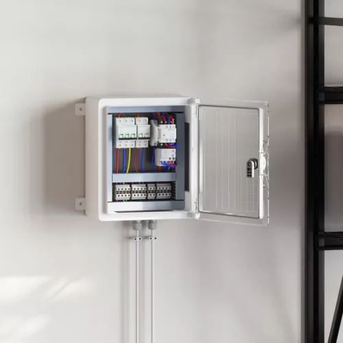  Vezérlőszekrény IP65 Vízálló Szürke 30x16,5x35 cm ABS Műanyag