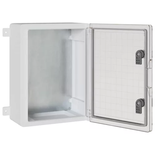  Vezérlőszekrény Szürke 37 x 19,5 x 40 cm ABS Műanyag