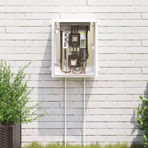  Vezérlőszekrény IP65 Vízálló Szürke 40x24,5x50 cm ABS Műanyag