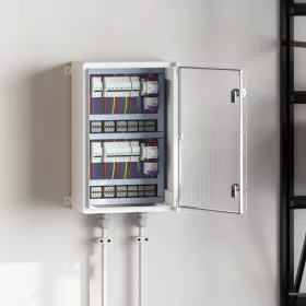    Vezérlőszekrény IP65 Vízálló Szürke 40x20x60 cm ABS Műanyag