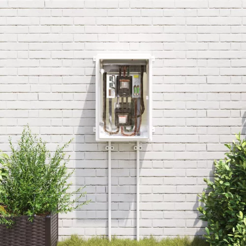  Vezérlőszekrény IP65 Vízálló Szürke 40x20x60 cm ABS Műanyag