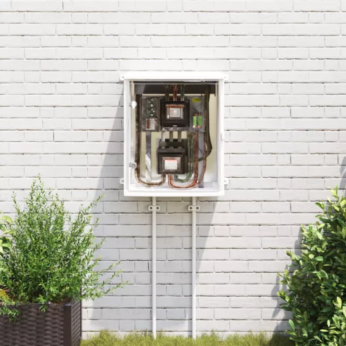  Vezérlőszekrény IP65 Vízálló Szürke 50x22x60 cm ABS Műanyag