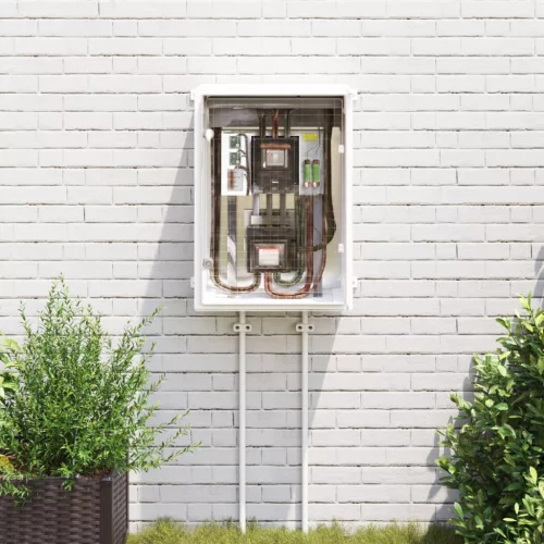  Vezérlőszekrény IP65 Vízhatlan Szürke 50x24,5x70 cm ABS Műanyag