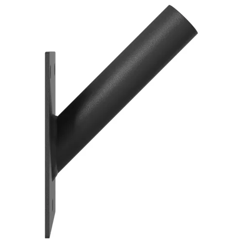  Zászlótartó 1 Zászlóhoz Fali, Fekete, Acél