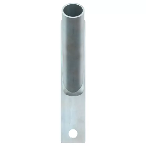  Zászlótartó 1 Zászlóhoz, Falra Rögzíthető, Ezüst Acél