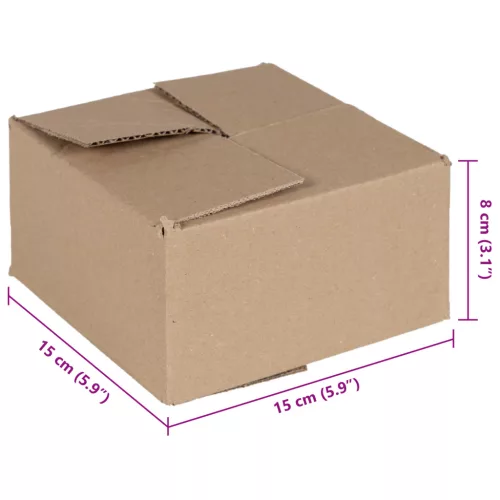  Összecsukható doboz 50 db 15x15x8 cm karton