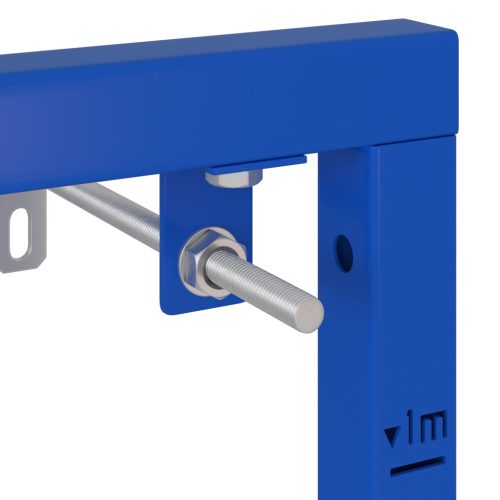  Rejtett Szerelőkeret Mosdóhoz 50x112-136 cm Acél