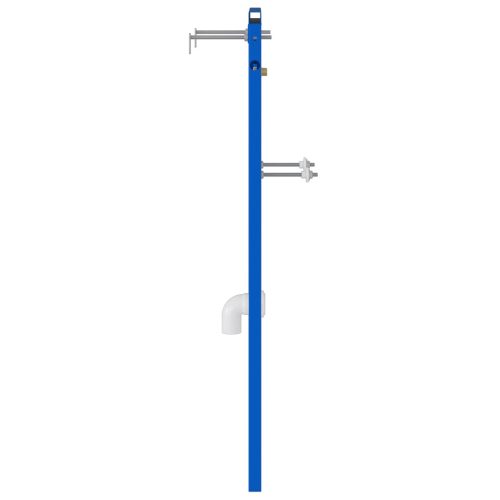  Fali tartószerkezet piszoárhoz 50x115-139 cm Acél