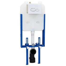    Rejtett Tartály Rögzítő Keret Kétfunkciós Átfolyó Acél