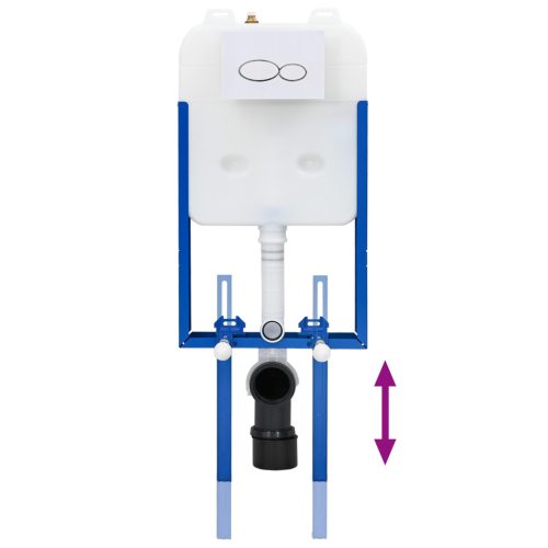  Rejtett Tartály Rögzítő Keret Kétfunkciós Átfolyó Acél