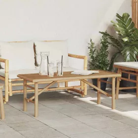  Dohányzóasztal Barna 110 x 50 x 43 cm bambusz