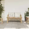  Dohányzóasztal Barna 110 x 50 x 43 cm bambusz