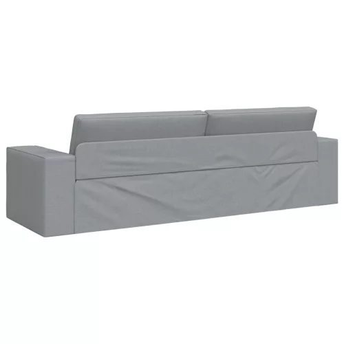  Földi Kanapé Ágy 2 az 1-ben Világosszürke 245x150x60.5 cm Szövet