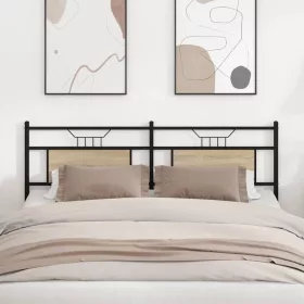    sonoma tölgy színű szerelt fa és acél csere fejtámla 180 cm