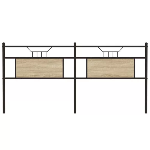  sonoma tölgy színű szerelt fa és acél csere fejtámla 180 cm