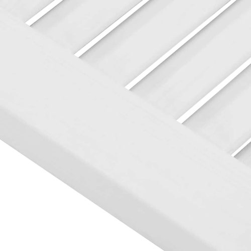  fehér lengőajtók lamellás kialakítású 2 pár 90x100 cm