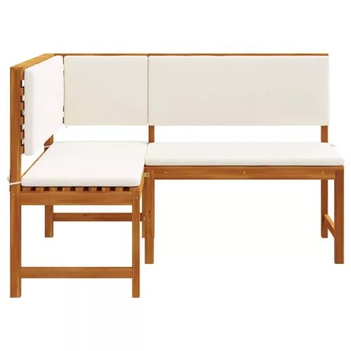  Kerti Szék párnával Barna 140 x 100 x 91cm Tömör akácfa