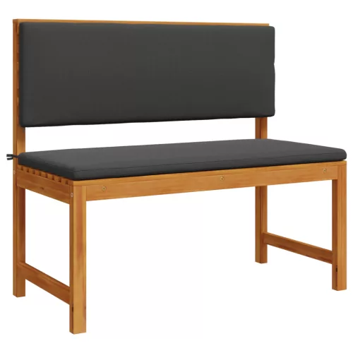  Kerti pad párnákkal 100x50x91 cm Tömör akácfa